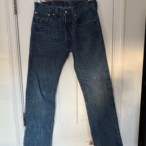 Levi's 501 Blue Straight Jeans Vintage